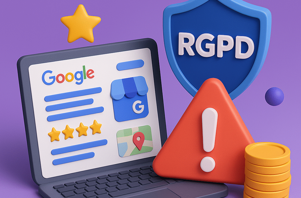 RGPD et fiche Google Business : les erreurs juridiques qui peuvent vous coûter cher